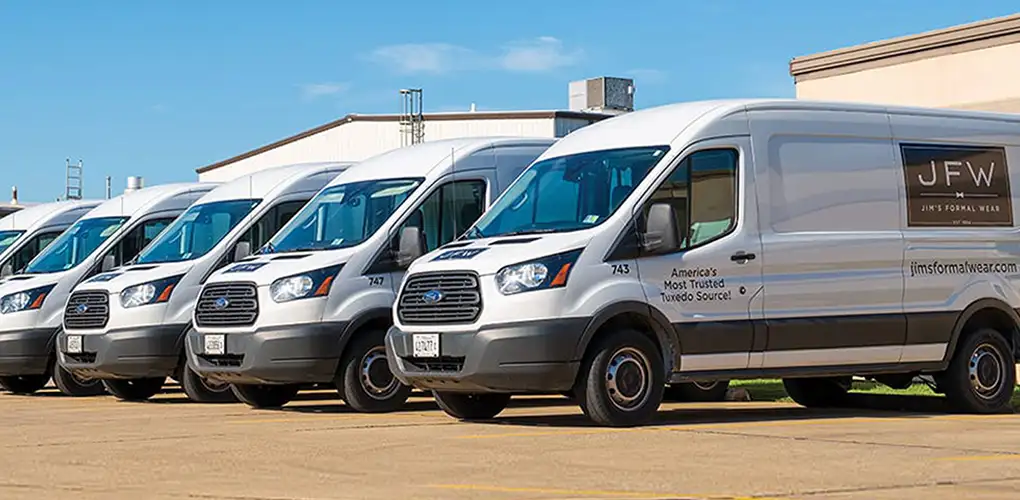 JFW's fleet of trucks